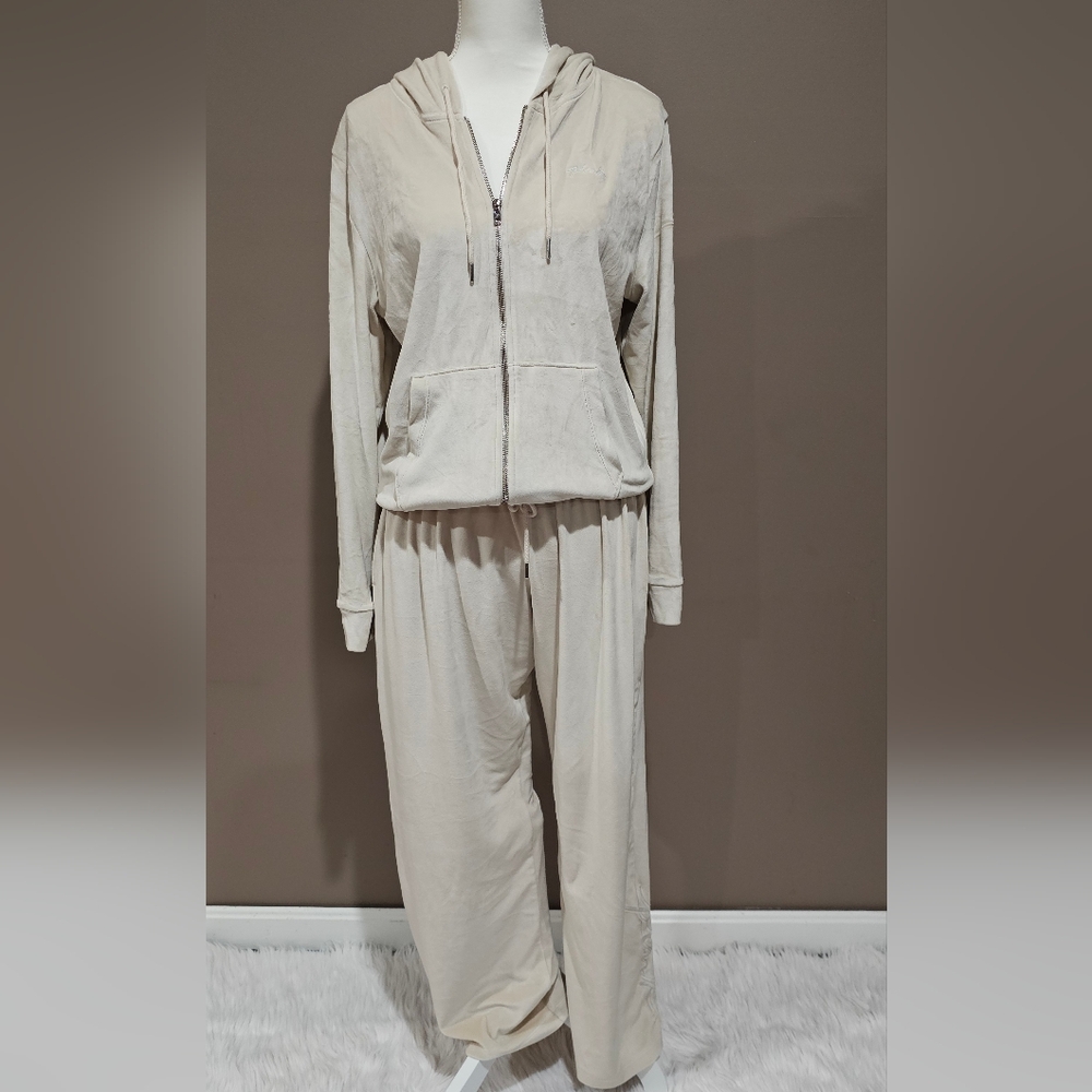 Victoria Secret PINK Velour jumpsuit size Large